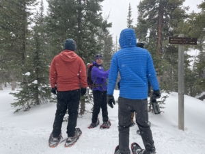Healthy activities for those with a mental health diagnosis - Snowshoeing
