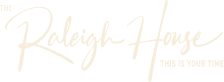 The Raleigh House logo in a bright design on a transparent background.