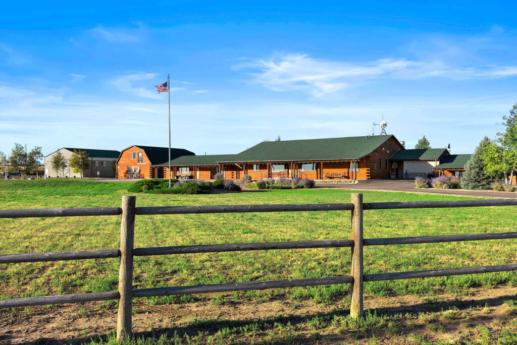 Main cabin at the Ranch